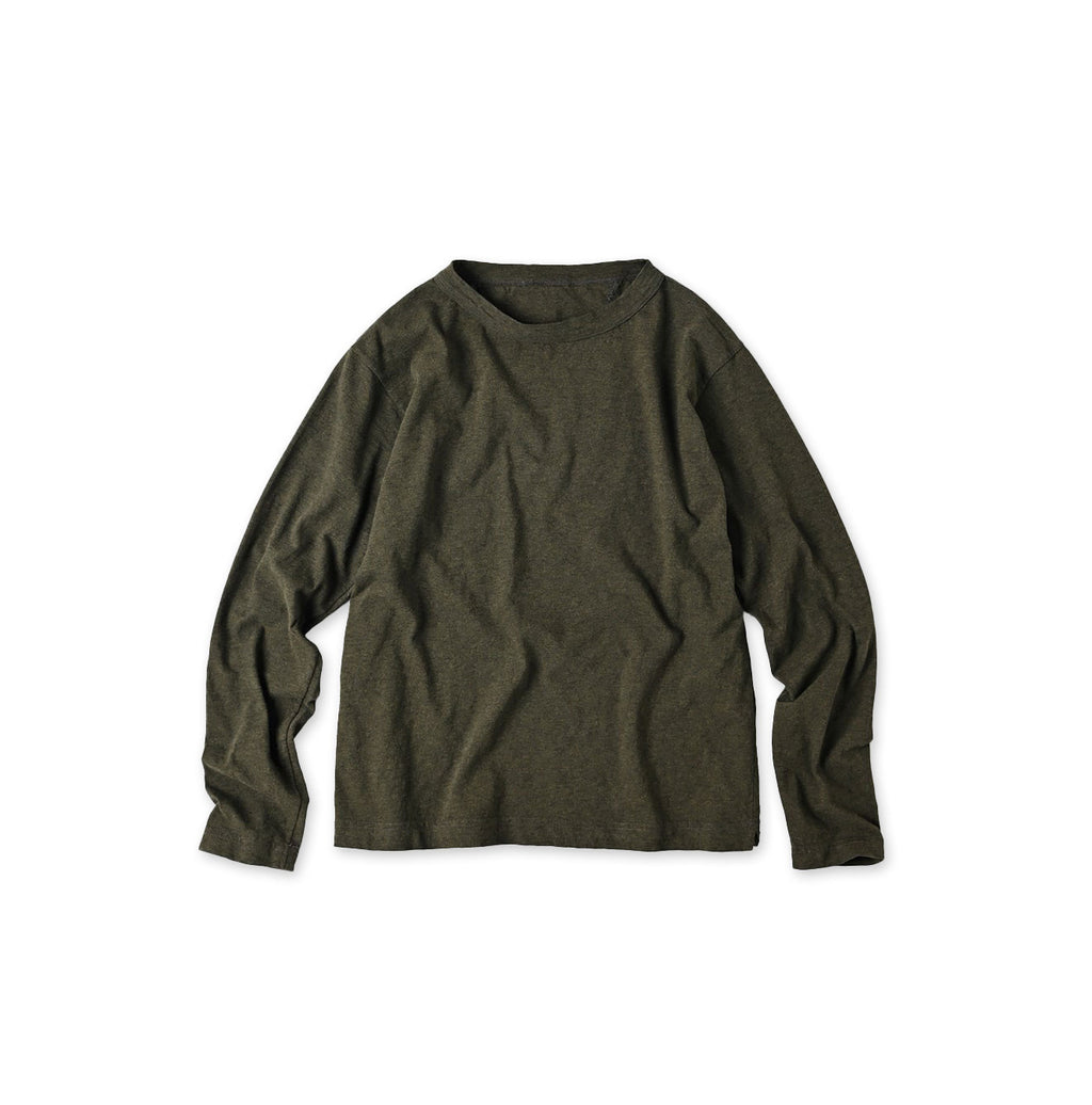Top Tenjiku 908 45 Star Long Sleeve T-shirt Khaki Top