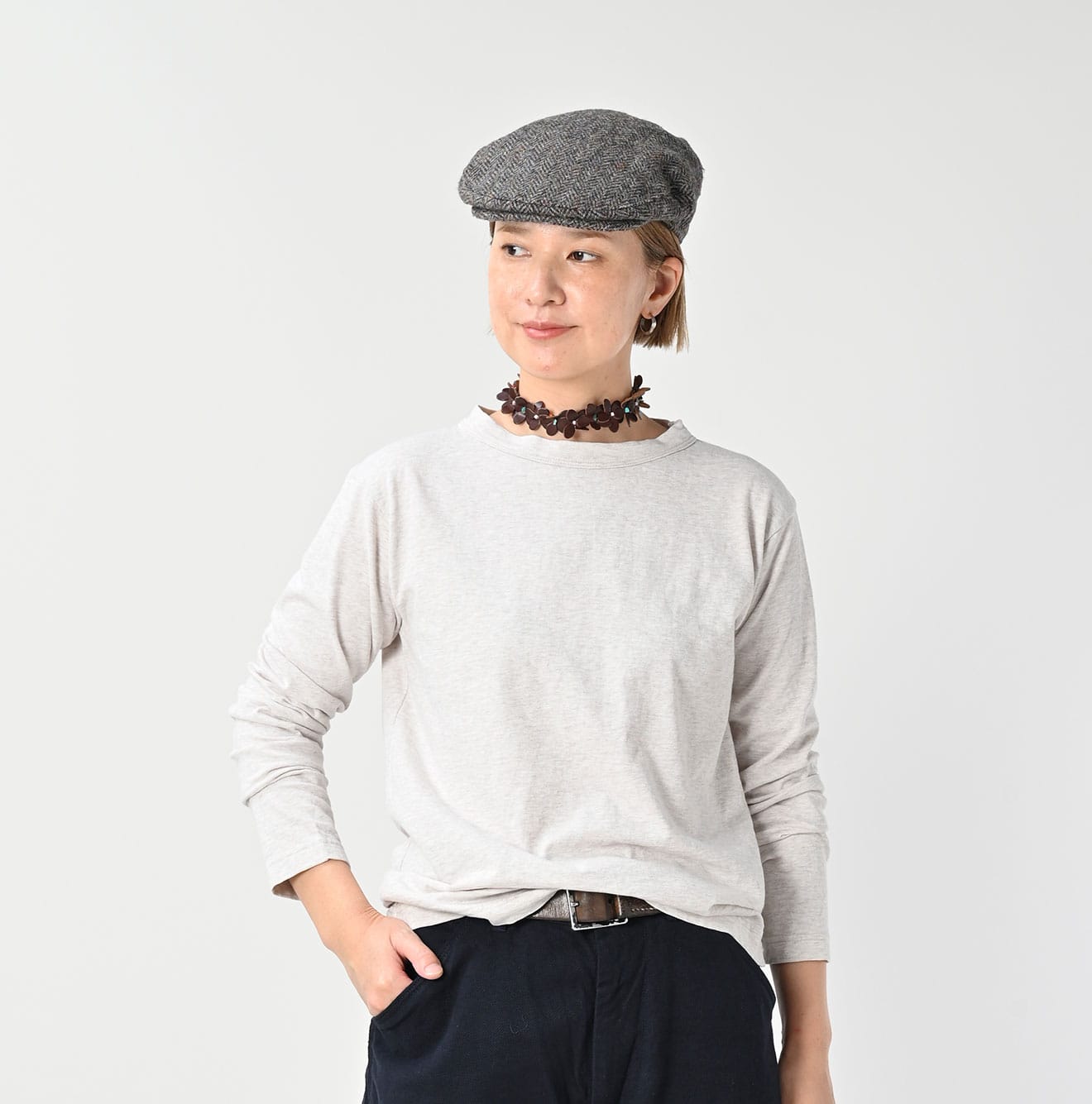 Top Tenjiku 908 45 Star Long Sleeve T-shirt Female Model