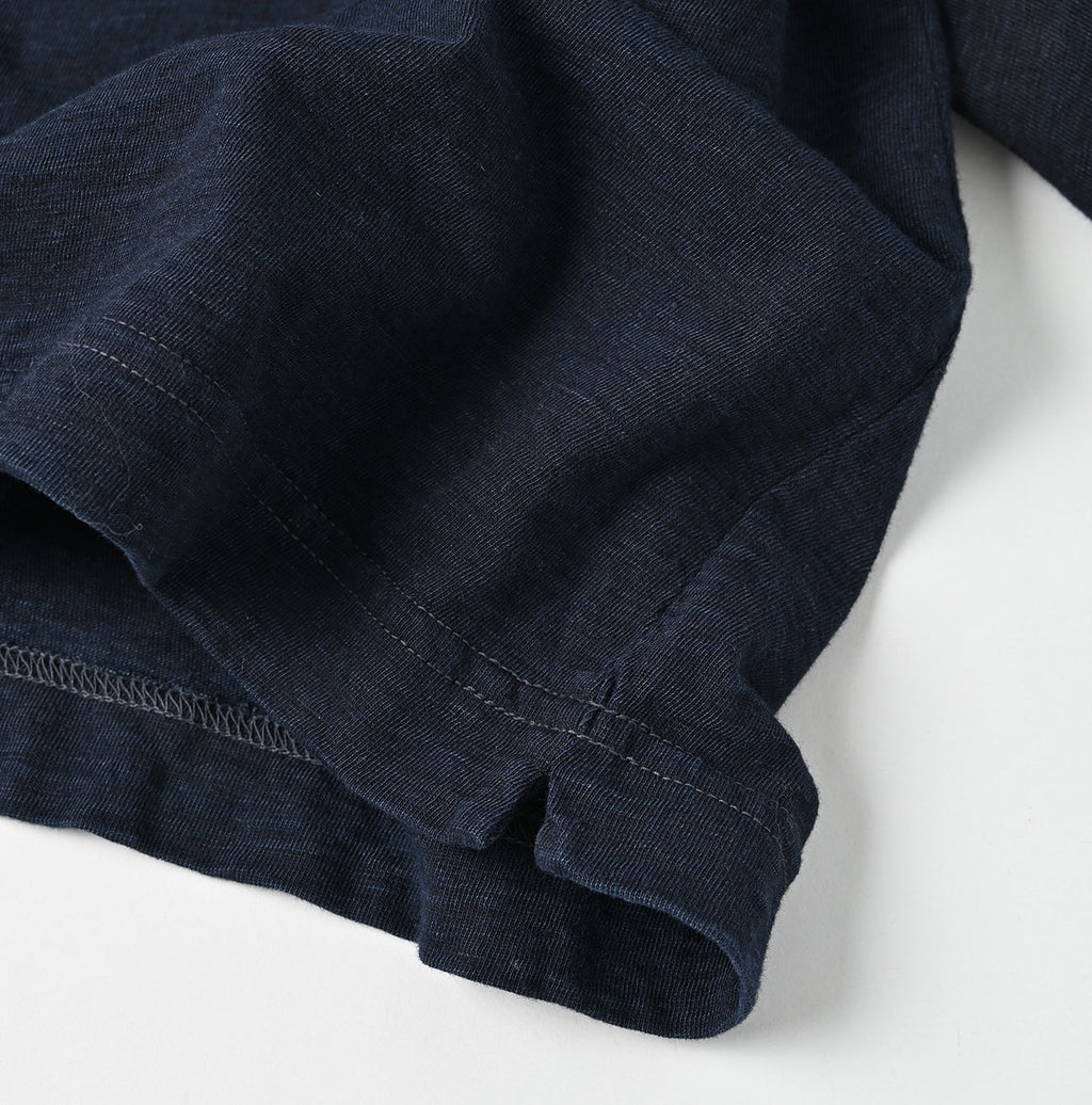Indigo Tenjiku 908 45 Star Long Sleeve T-shirt Detail