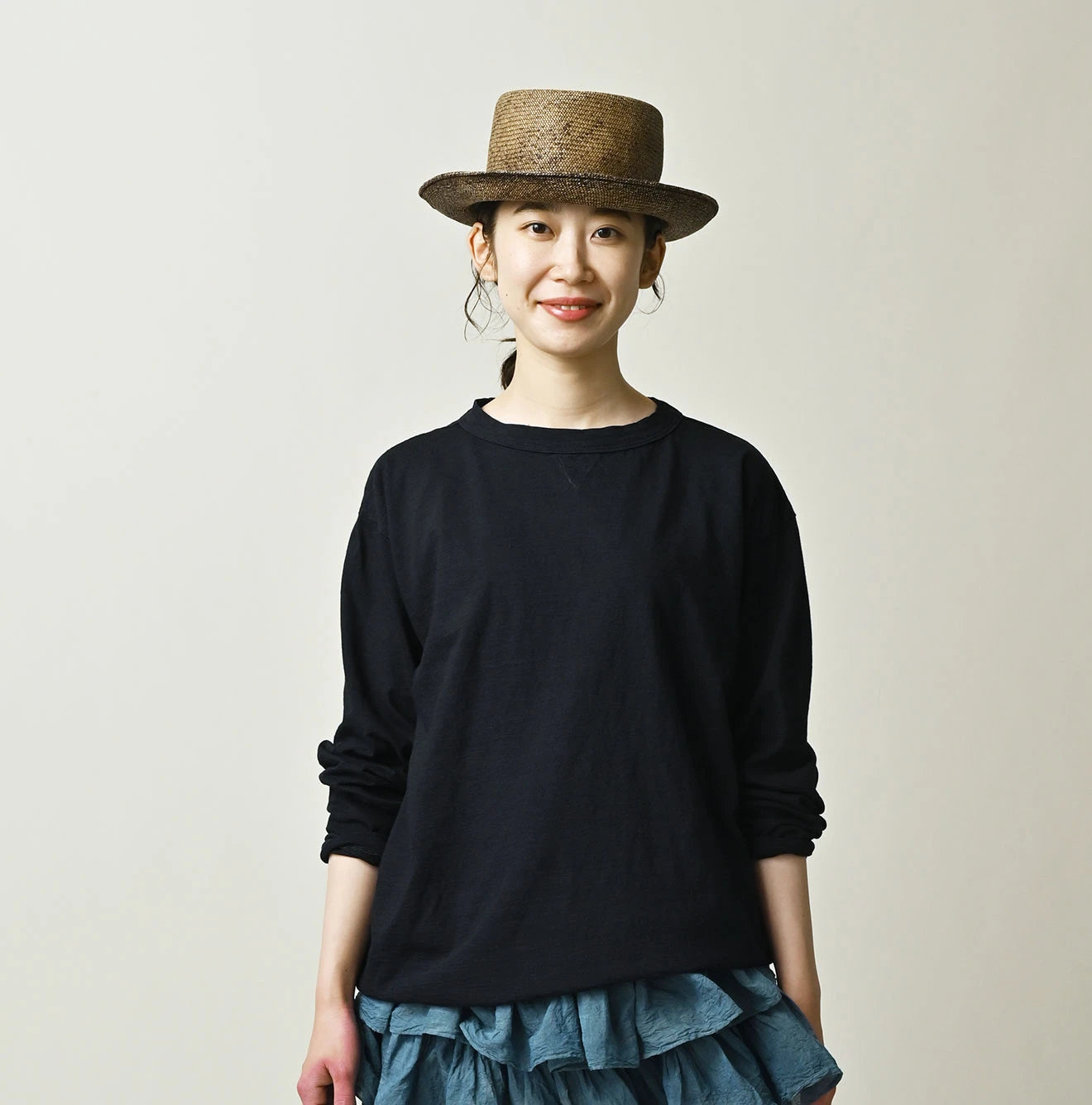 Indigo Tenjiku 908 Long Sleeve Umihiko T-shirt