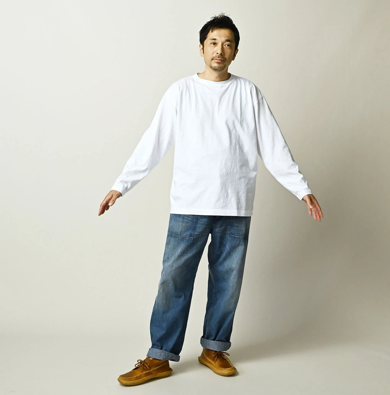 Indigo Tenjiku 908 Long Sleeve Umihiko T-shirt