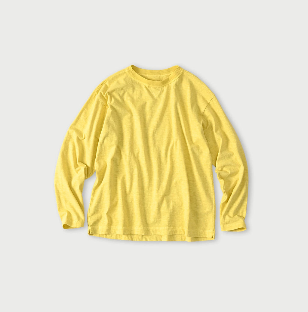 45 Plant Dyed Tenjiku 908 Long Sleeve Umihiko T-shirt