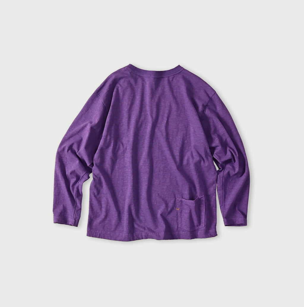 45 Plant Dyed Tenjiku 908 Long Sleeve Umihiko T-shirt