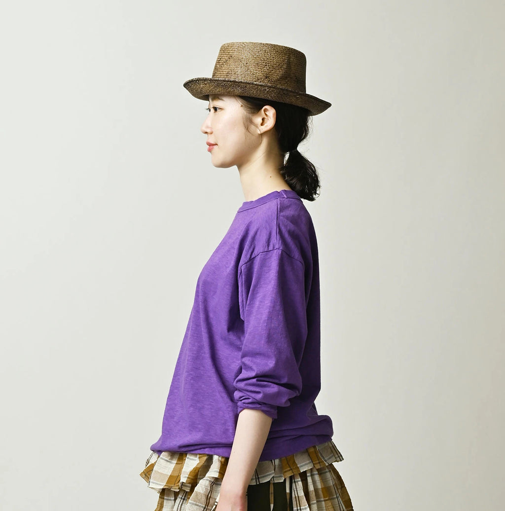 45 Plant Dyed Tenjiku 908 Long Sleeve Umihiko T-shirt
