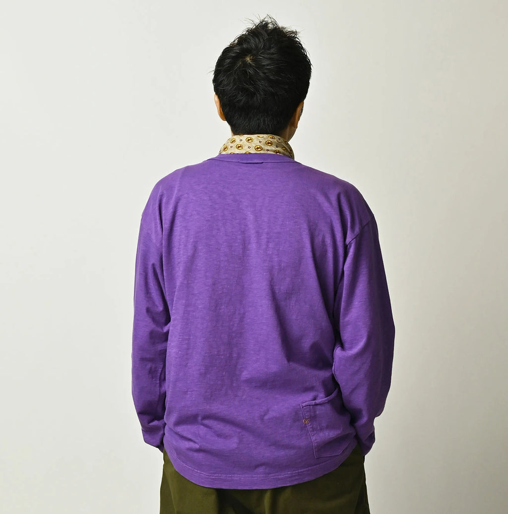45 Plant Dyed Tenjiku 908 Long Sleeve Umihiko T-shirt