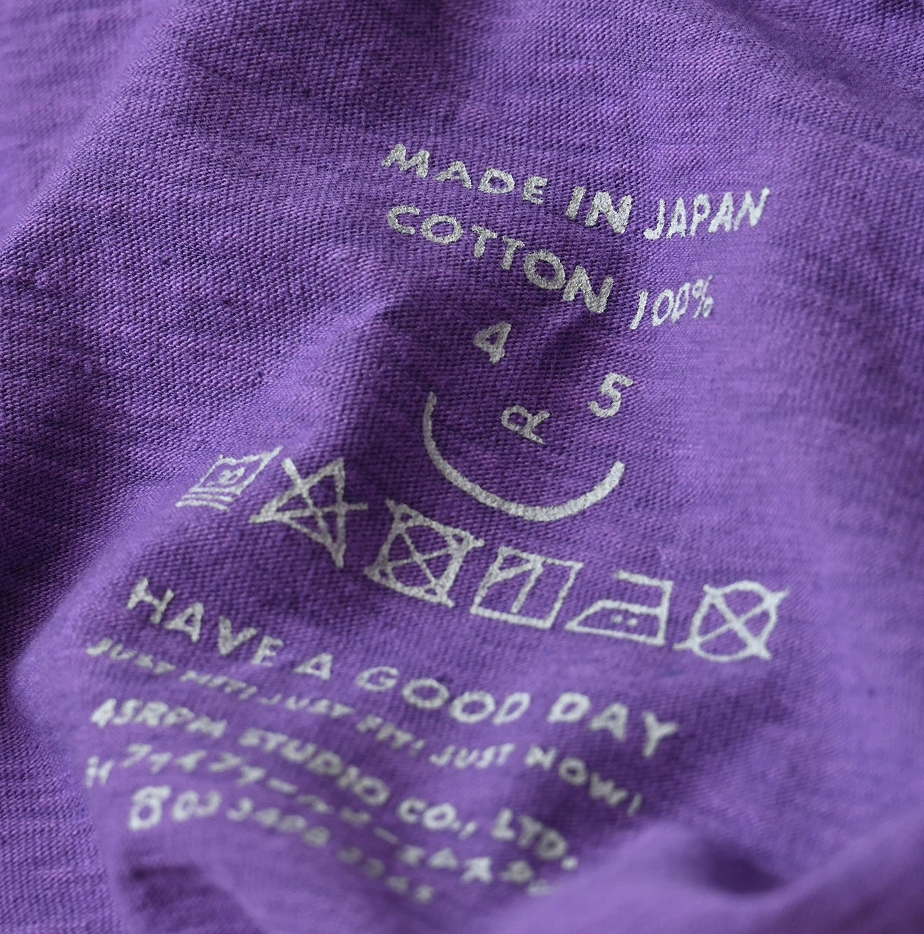 45 Plant Dyed Tenjiku 908 Long Sleeve Umihiko T-shirt