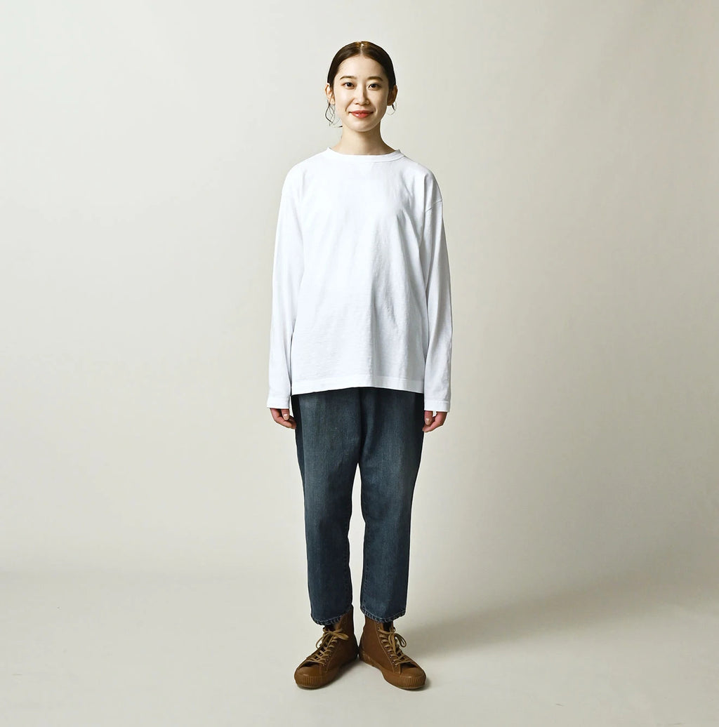 45 Plant Dyed Tenjiku 908 Long Sleeve Umihiko T-shirt