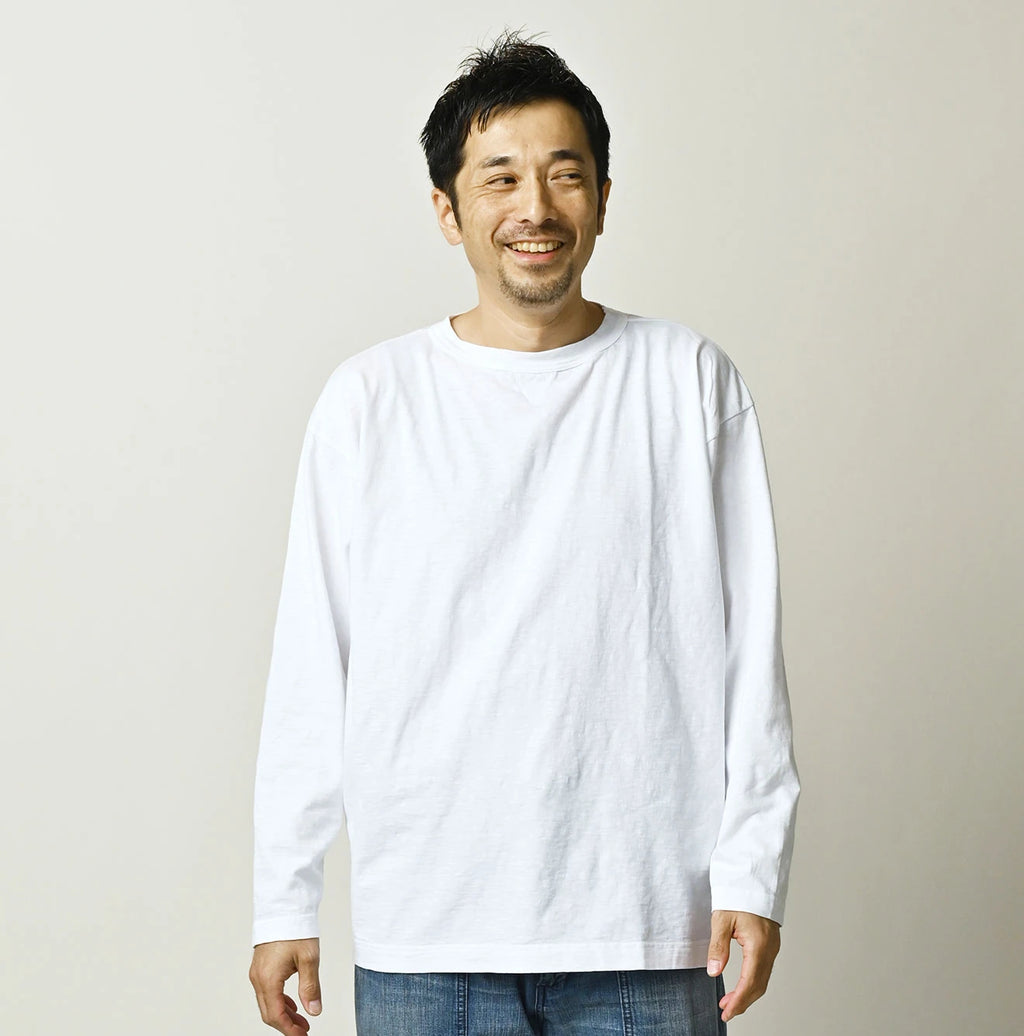 45 Plant Dyed Tenjiku 908 Long Sleeve Umihiko T-shirt
