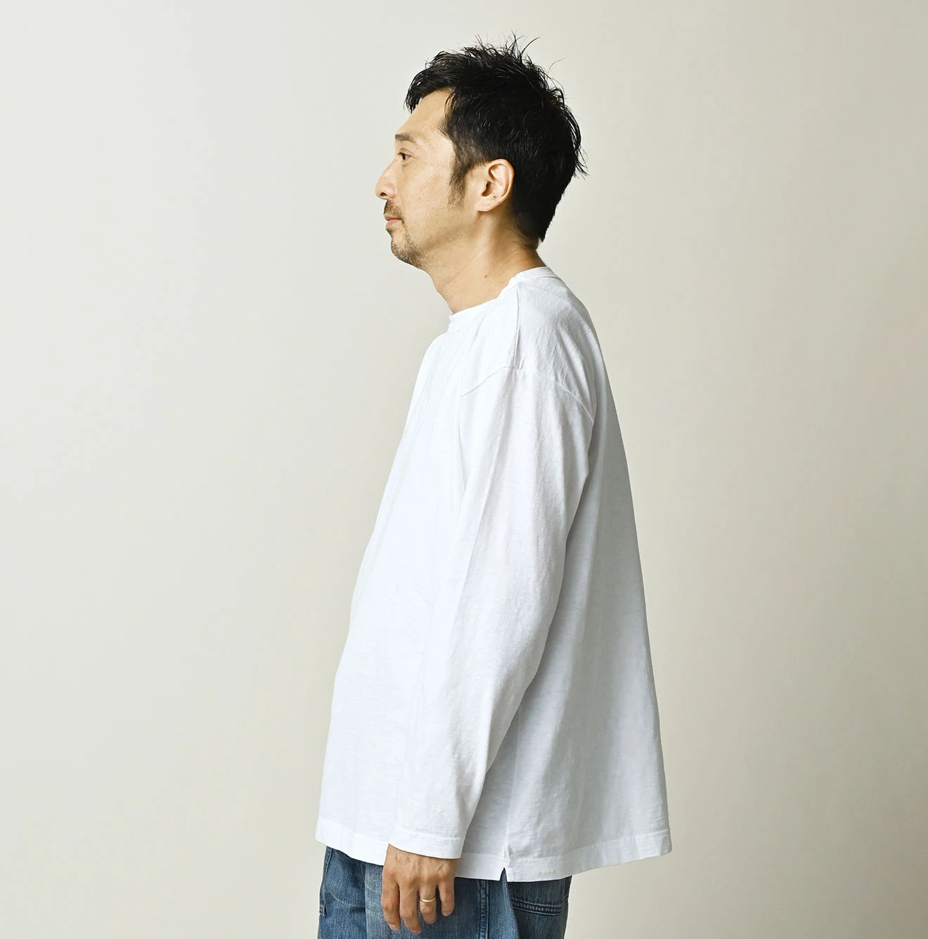 45 Plant Dyed Tenjiku 908 Long Sleeve Umihiko T-shirt
