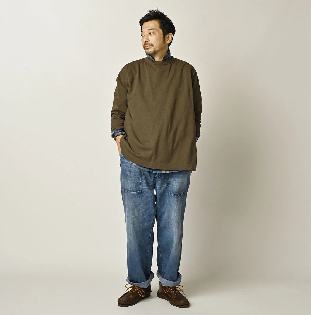 Tenjiku 908 Big Slit Hiko T-shirt