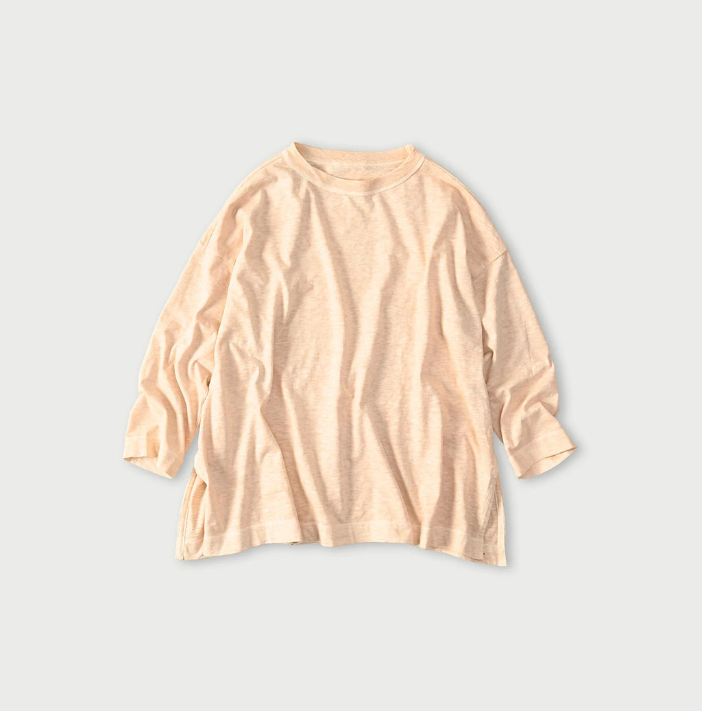 45 Plant Dyed Tenjiku 908 Big Slit Hiko T-shirt
