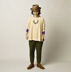 45 Plant Dyed Tenjiku 908 Big Slit Hiko T-shirt