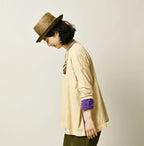 45 Plant Dyed Tenjiku 908 Big Slit Hiko T-shirt