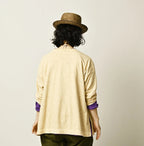 45 Plant Dyed Tenjiku 908 Big Slit Hiko T-shirt