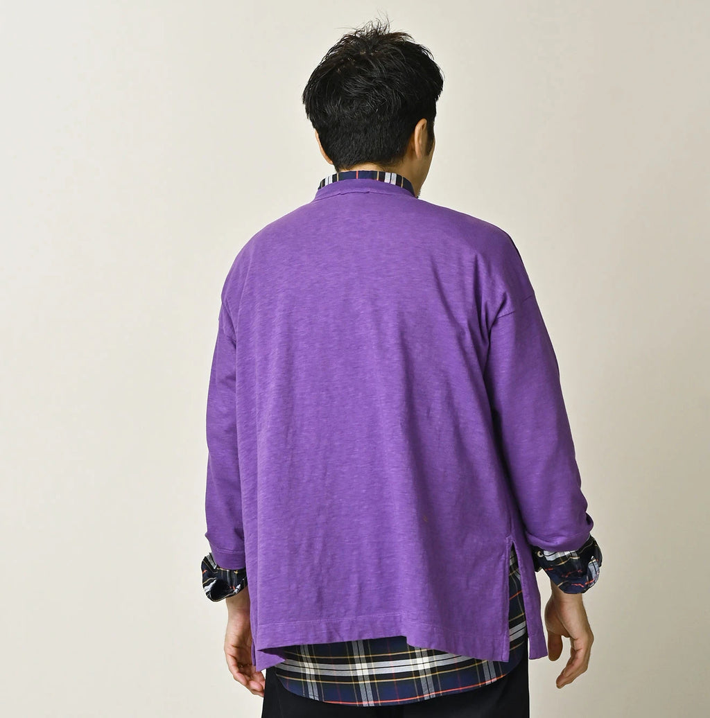 45 Plant Dyed Tenjiku 908 Big Slit Hiko T-shirt