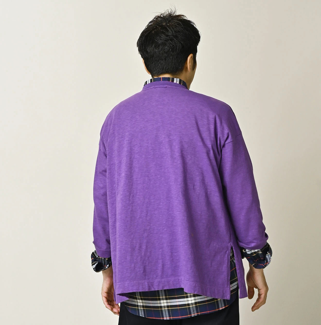 45 Plant Dyed Tenjiku 908 Big Slit Hiko T-shirt