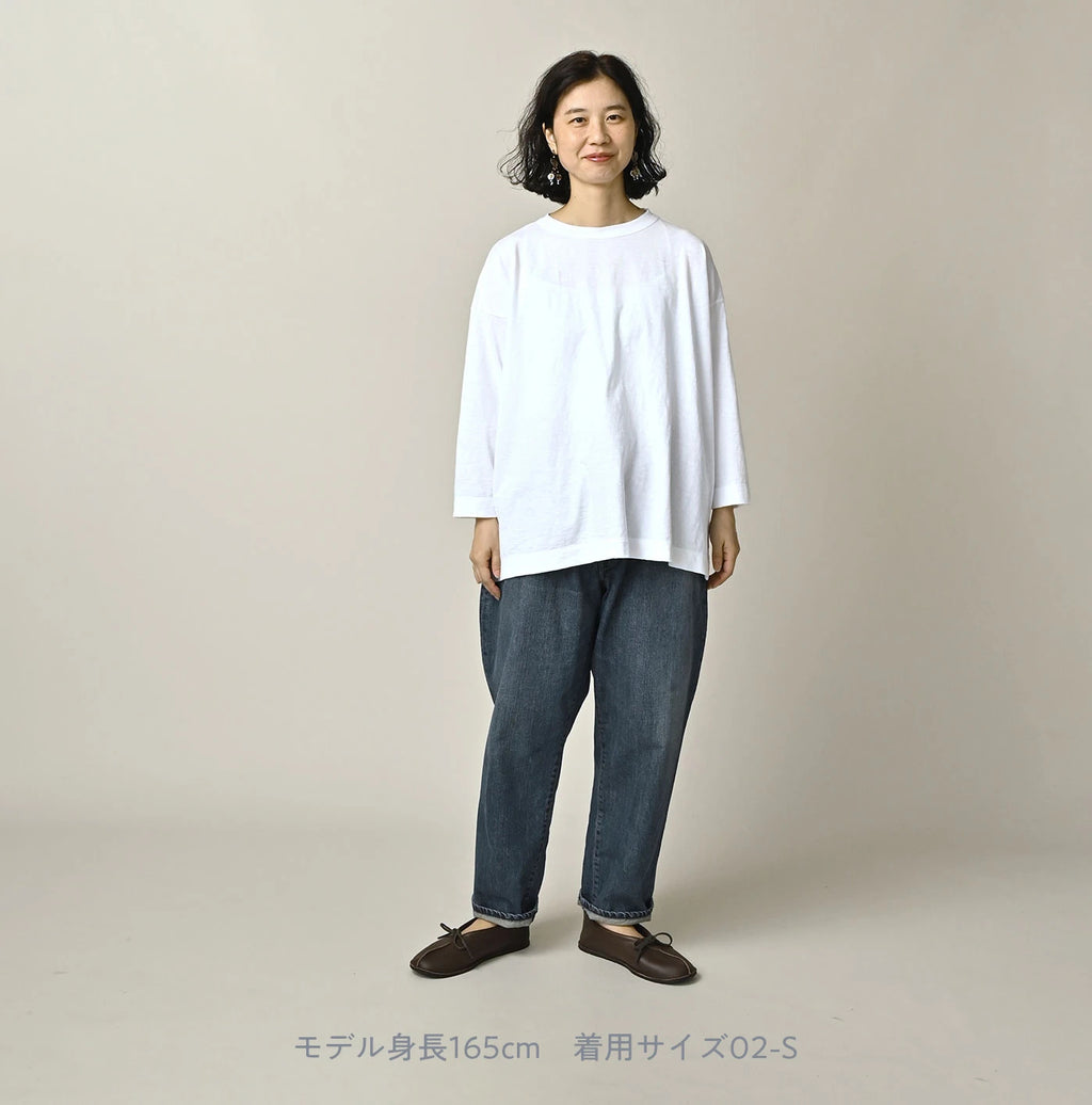 45 Plant Dyed Tenjiku 908 Big Slit Hiko T-shirt