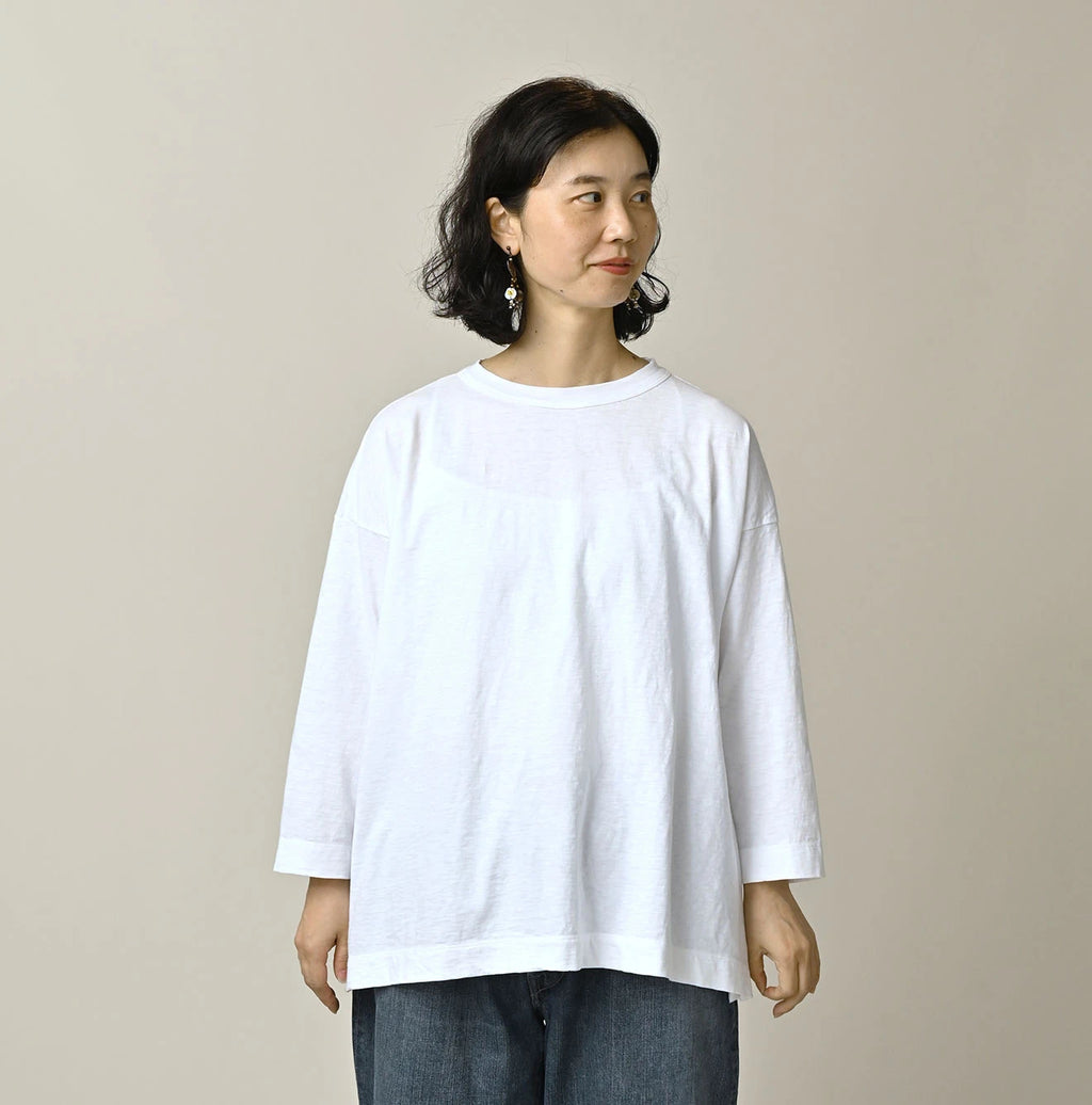 45 Plant Dyed Tenjiku 908 Big Slit Hiko T-shirt
