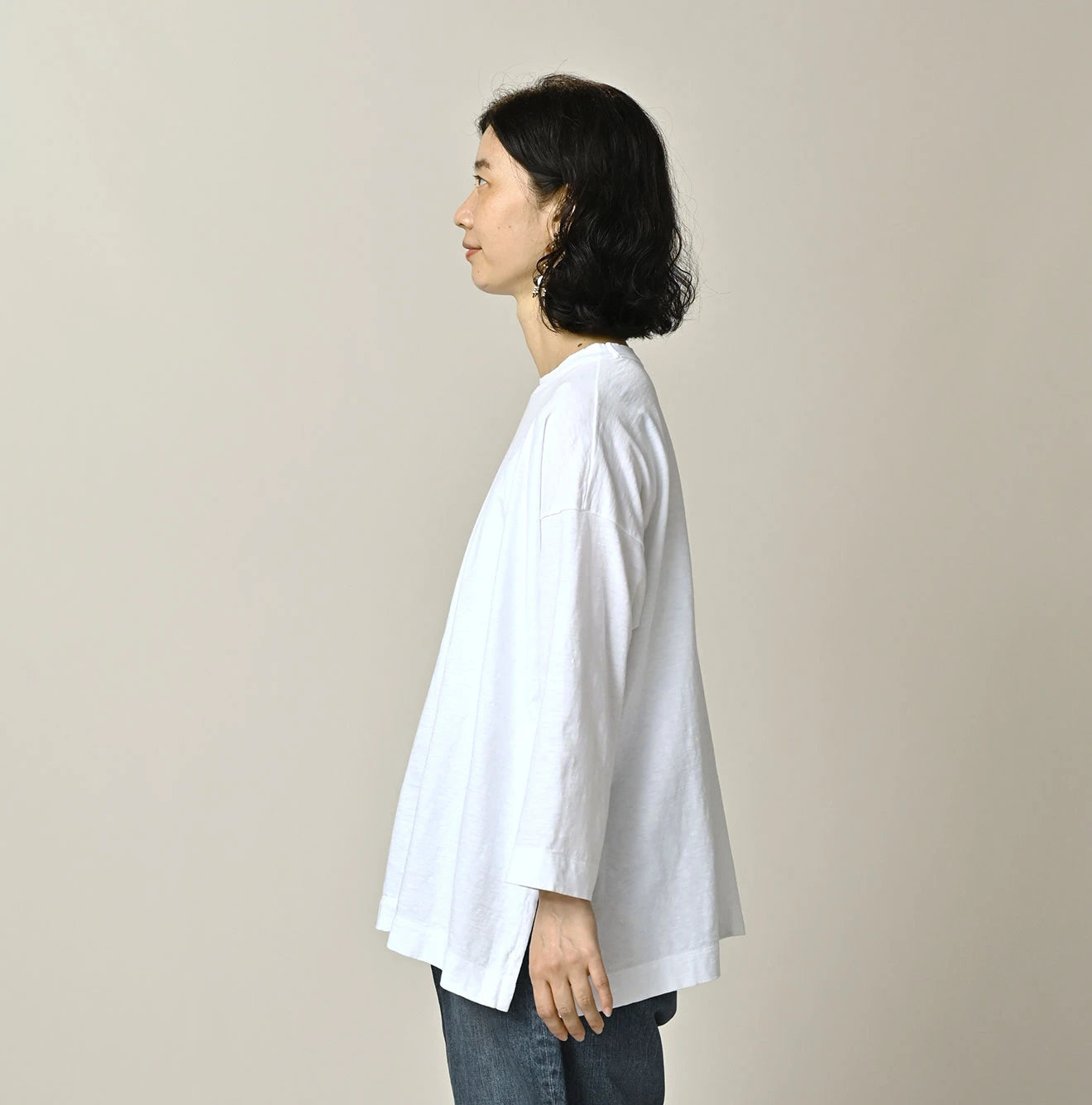 45 Plant Dyed Tenjiku 908 Big Slit Hiko T-shirt
