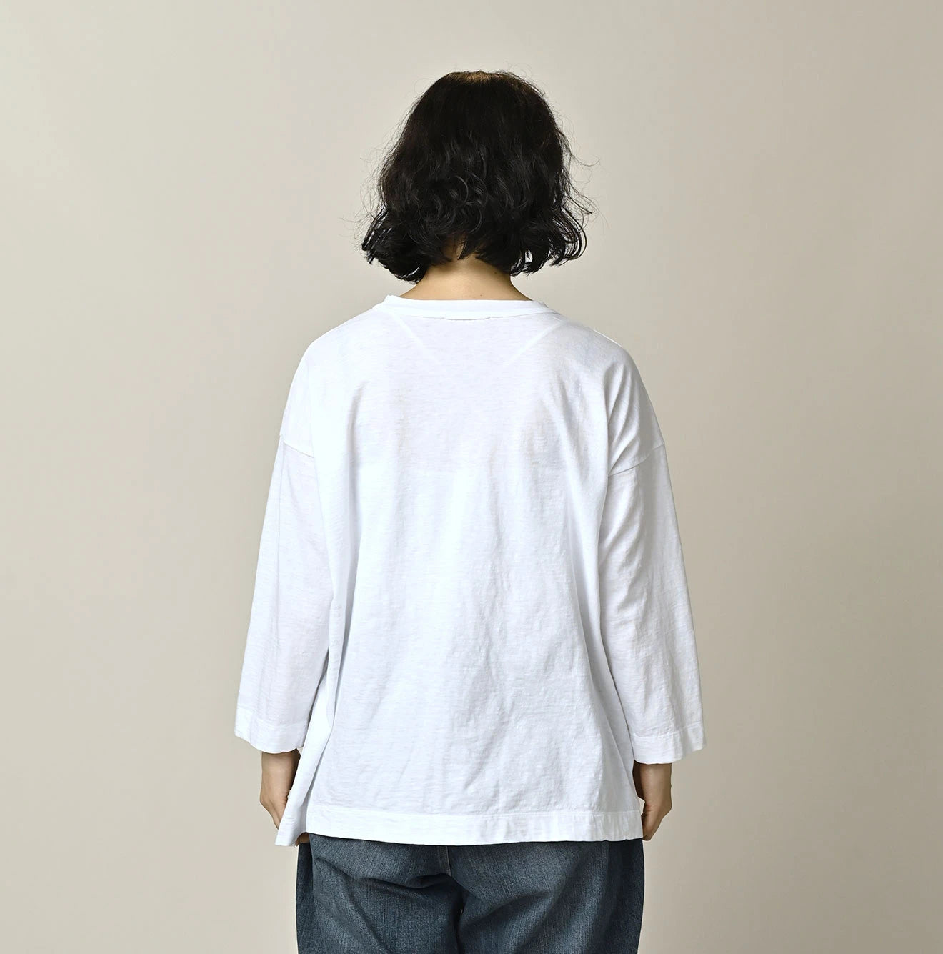 45 Plant Dyed Tenjiku 908 Big Slit Hiko T-shirt