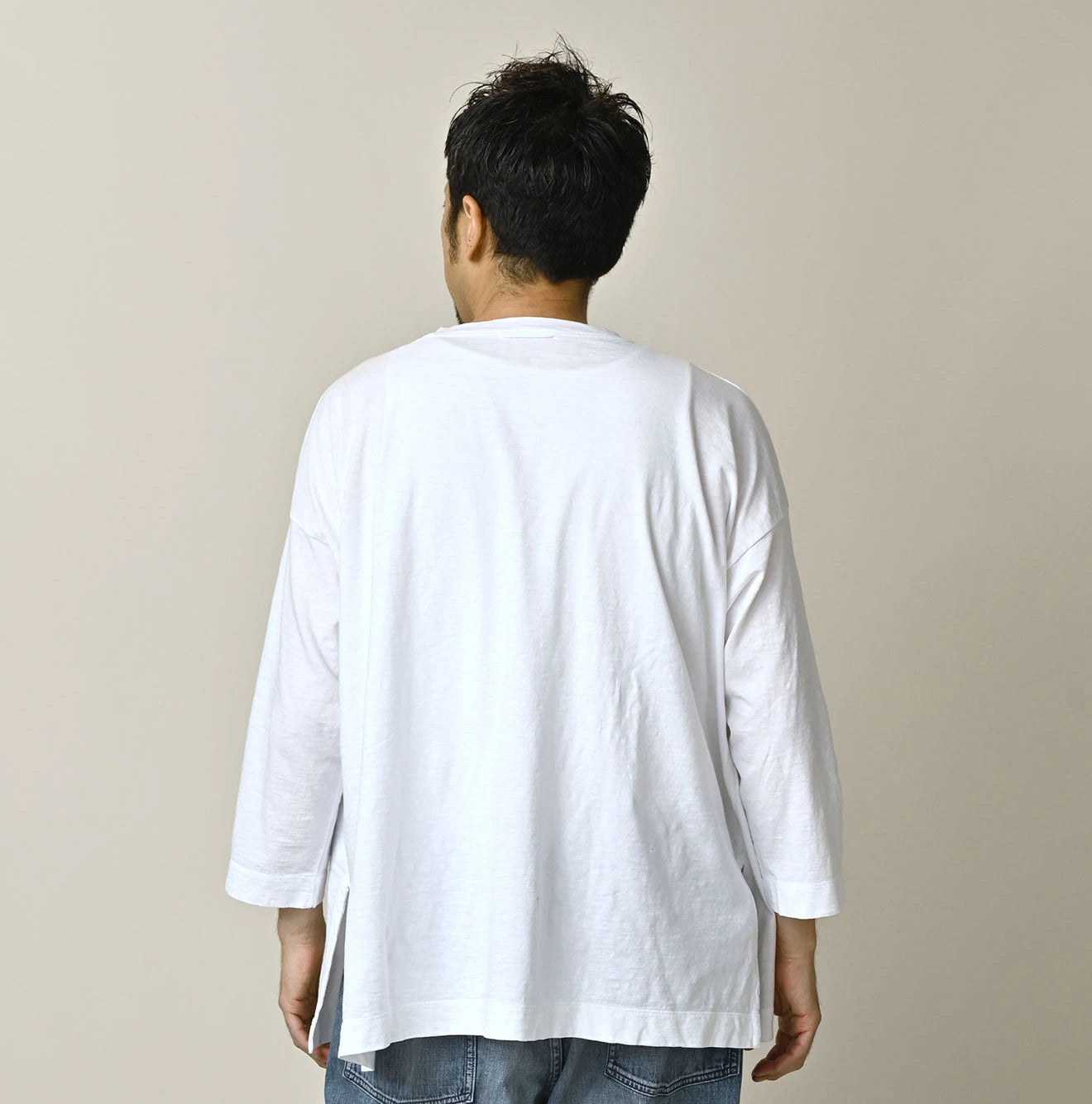 45 Plant Dyed Tenjiku 908 Big Slit Hiko T-shirt