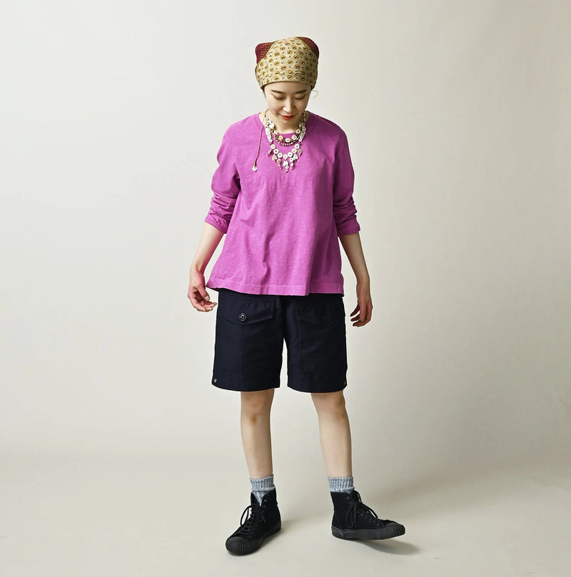 45 Plant Dyed Flare Hime T-shirt