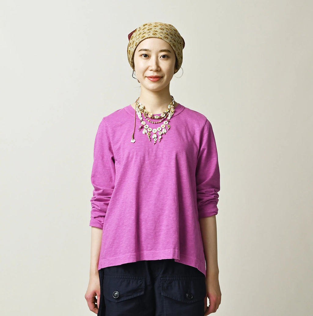 45 Plant Dyed Flare Hime T-shirt