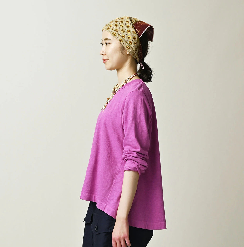 45 Plant Dyed Flare Hime T-shirt