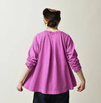 45 Plant Dyed Flare Hime T-shirt