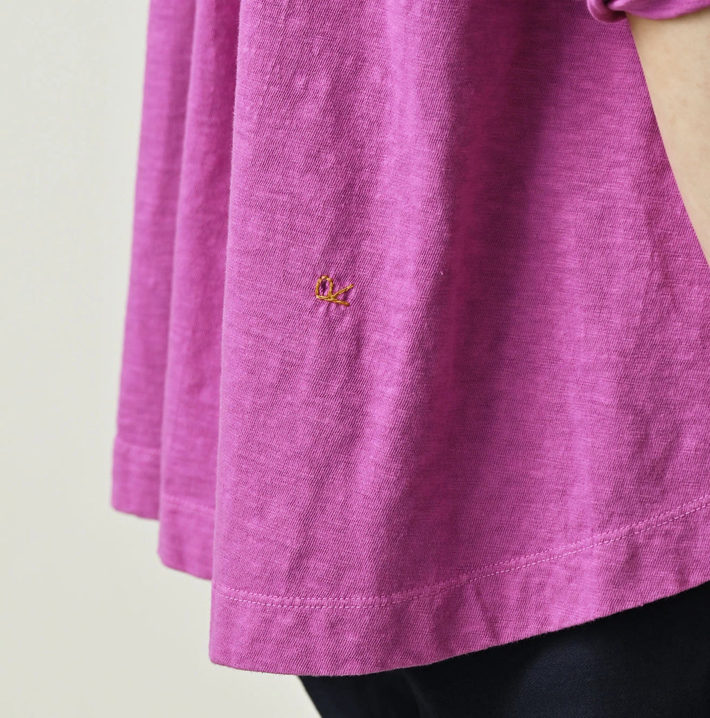 45 Plant Dyed Flare Hime T-shirt