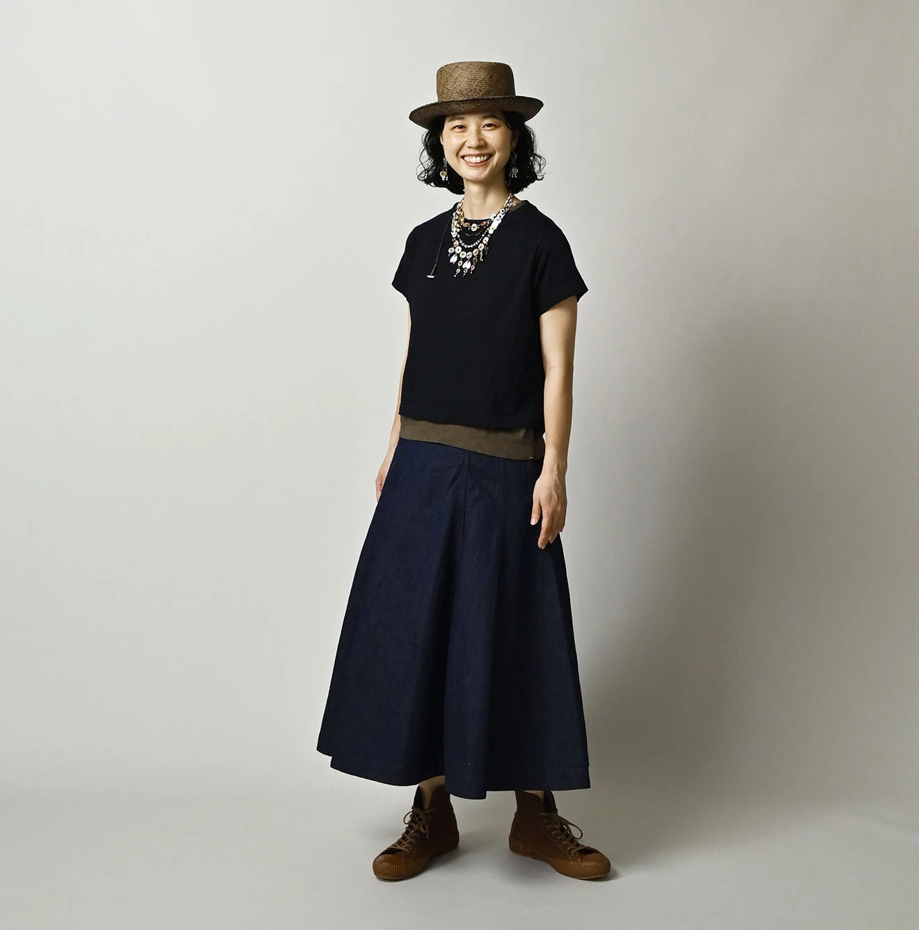 Indigo Tenjiku Petit Hime T-shirt