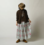 Camellia Flare Cardigan