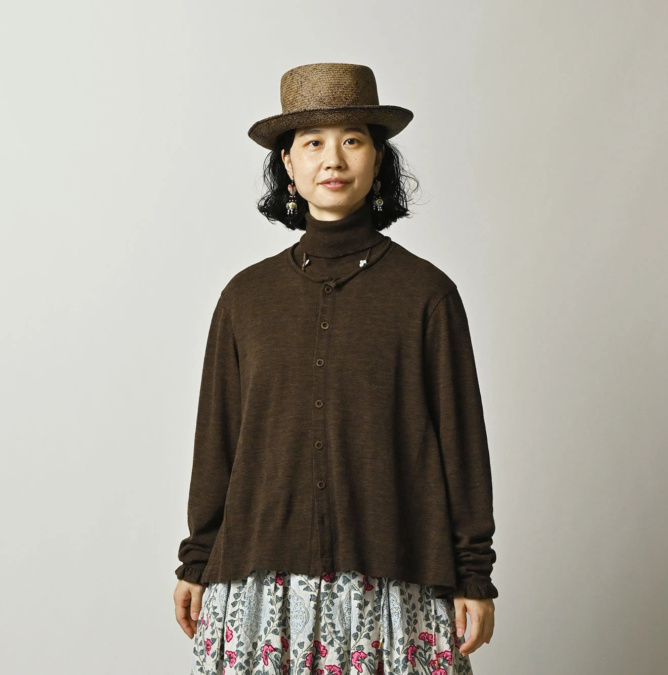 Camellia Flare Cardigan