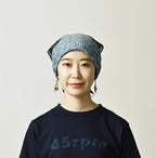 Indigo Gauze Donky-kun Komon Bandana