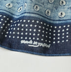 Indigo Gauze Donky-kun Komon Bandana