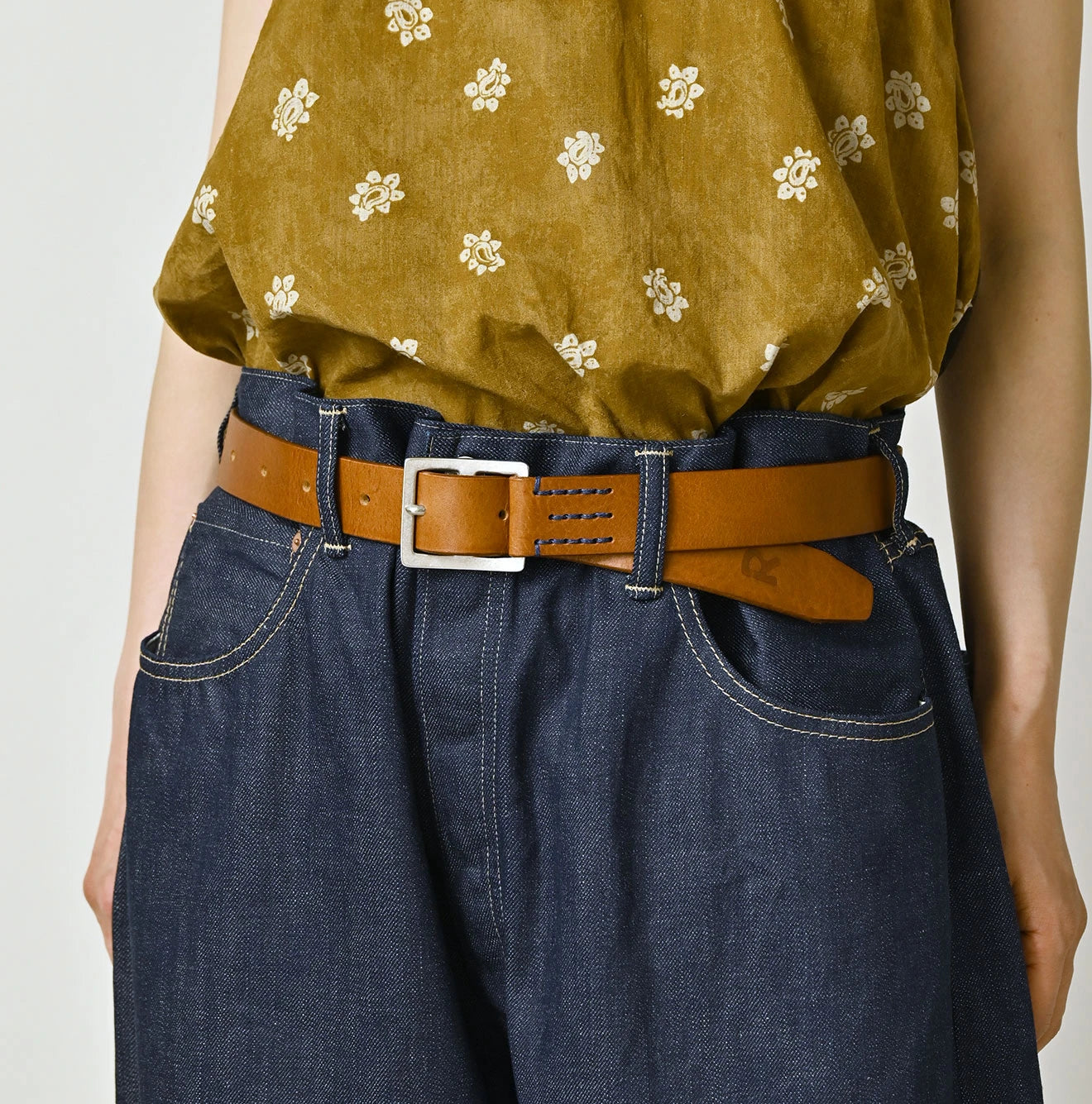 Vintage Leather Belt Medium