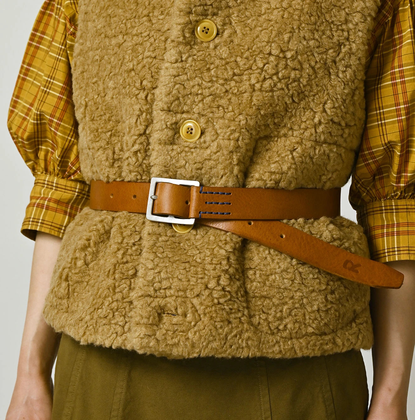 Vintage Leather Belt Medium
