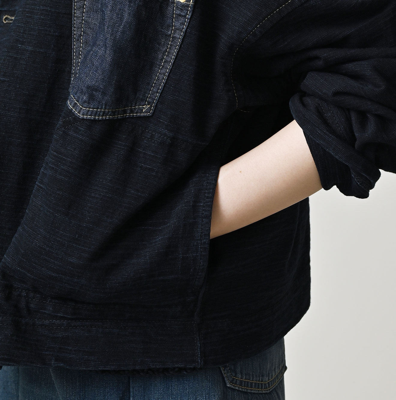 Indigo Dekoboko Tenjiku 908 Uma Jacket