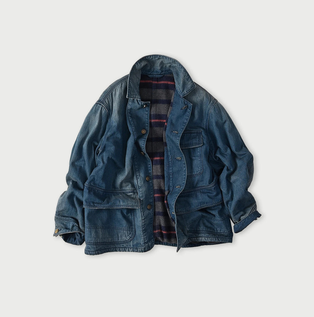 Light Mon Brown Denim 908 Yama Coverall Distressed
