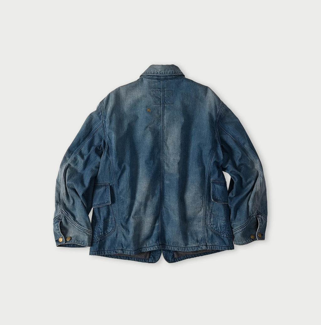 Light Mon Brown Denim 908 Yama Coverall Distressed