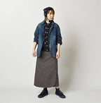 Light Mon Brown Denim 908 Yama Coverall Distressed