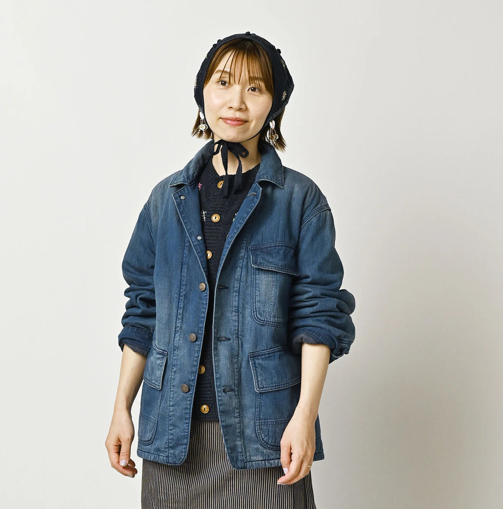 Light Mon Brown Denim 908 Yama Coverall Distressed