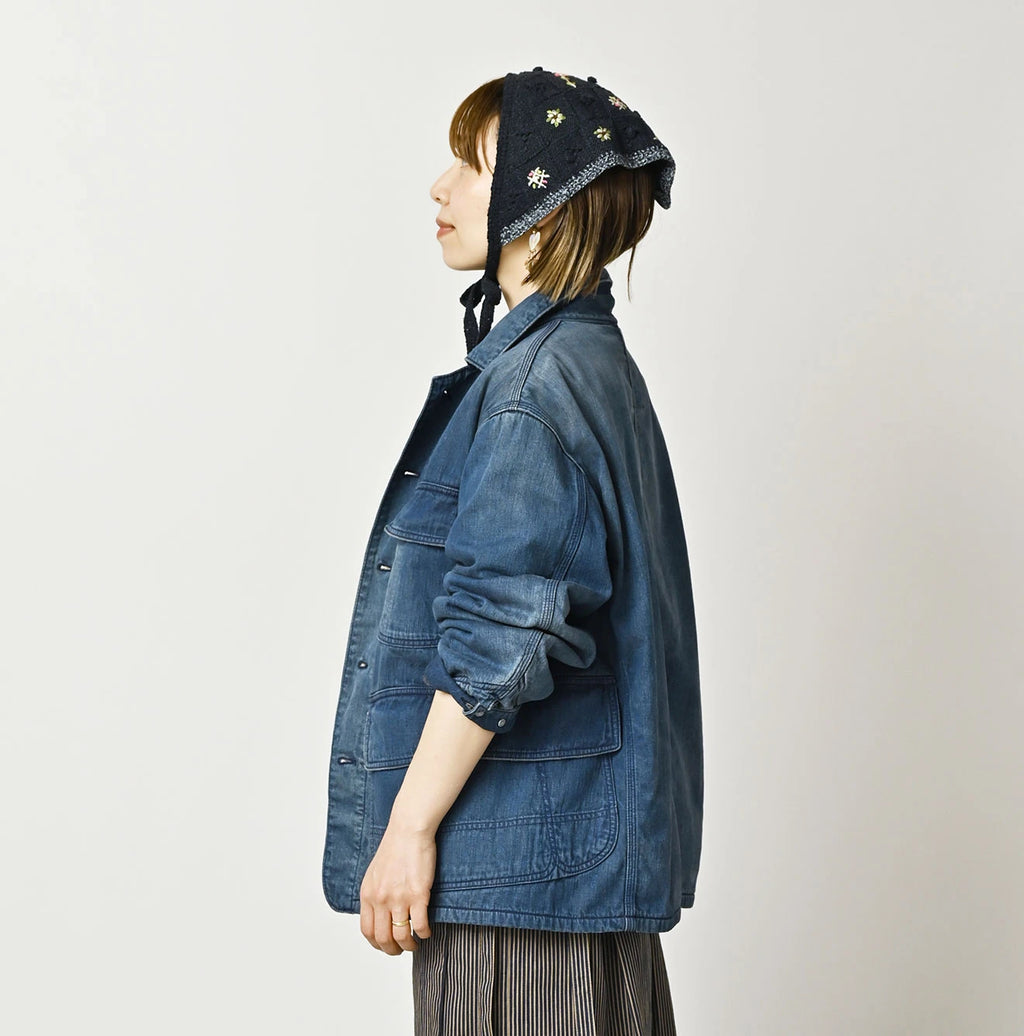 Light Mon Brown Denim 908 Yama Coverall Distressed