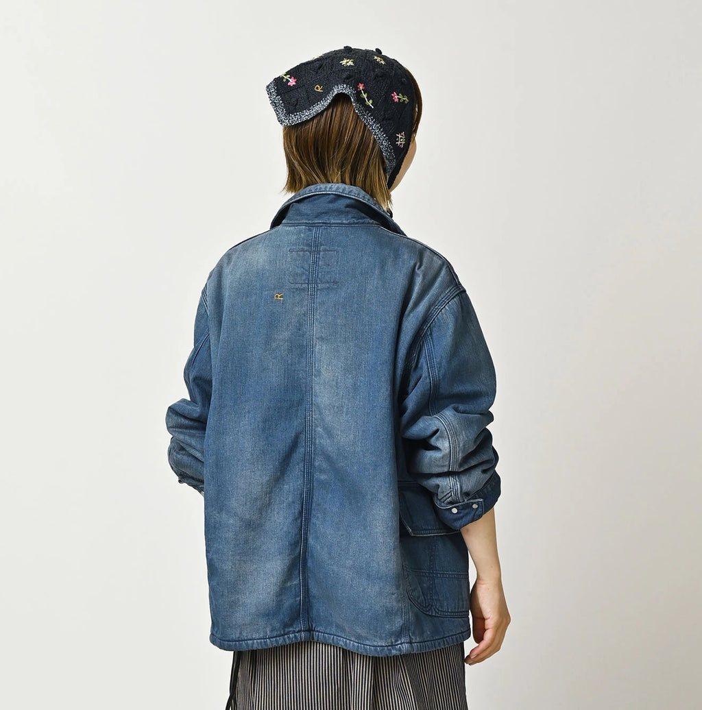 Light Mon Brown Denim 908 Yama Coverall Distressed