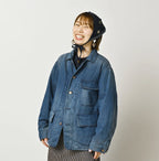 Light Mon Brown Denim 908 Yama Coverall Distressed