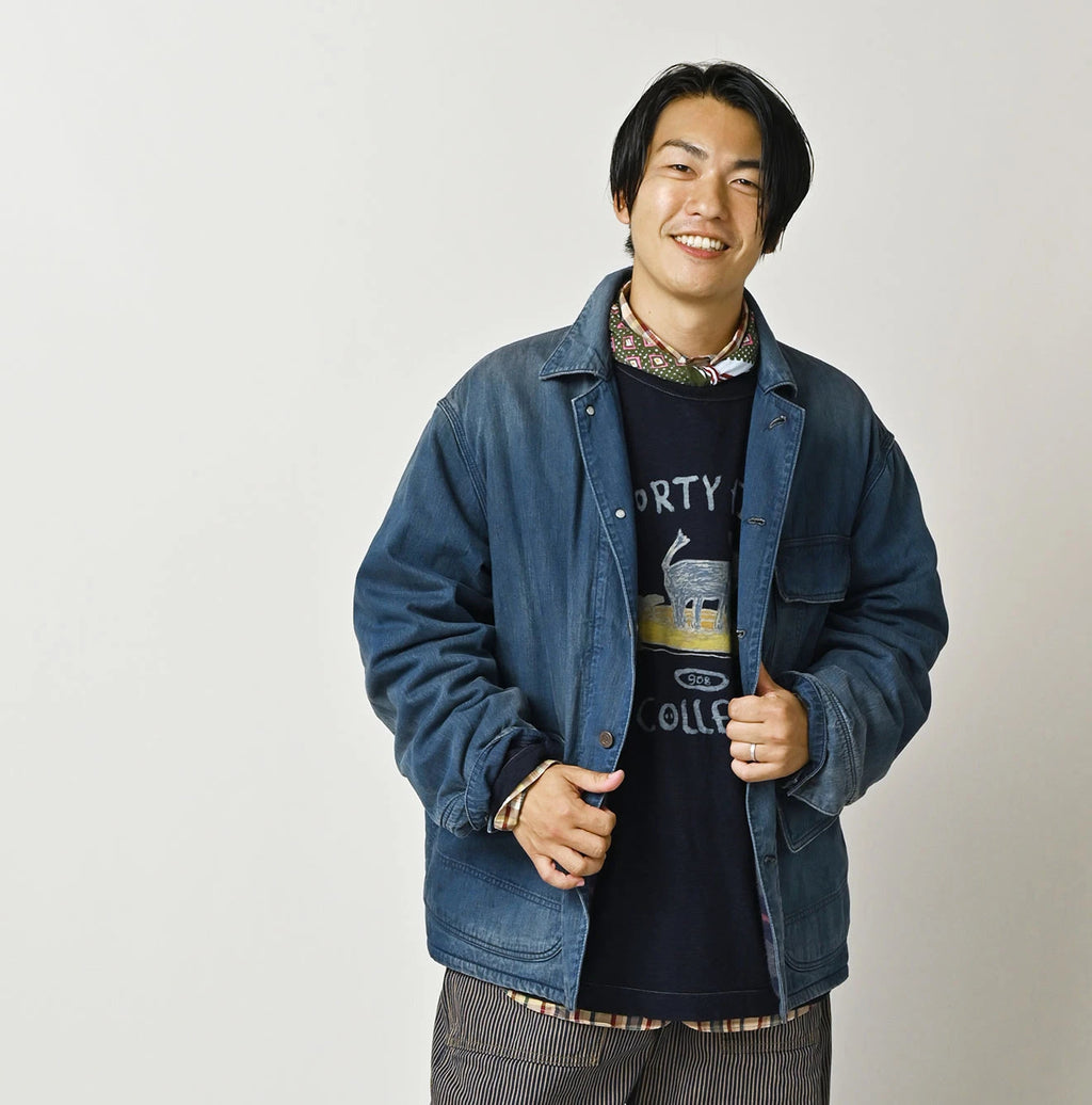 Light Mon Brown Denim 908 Yama Coverall Distressed