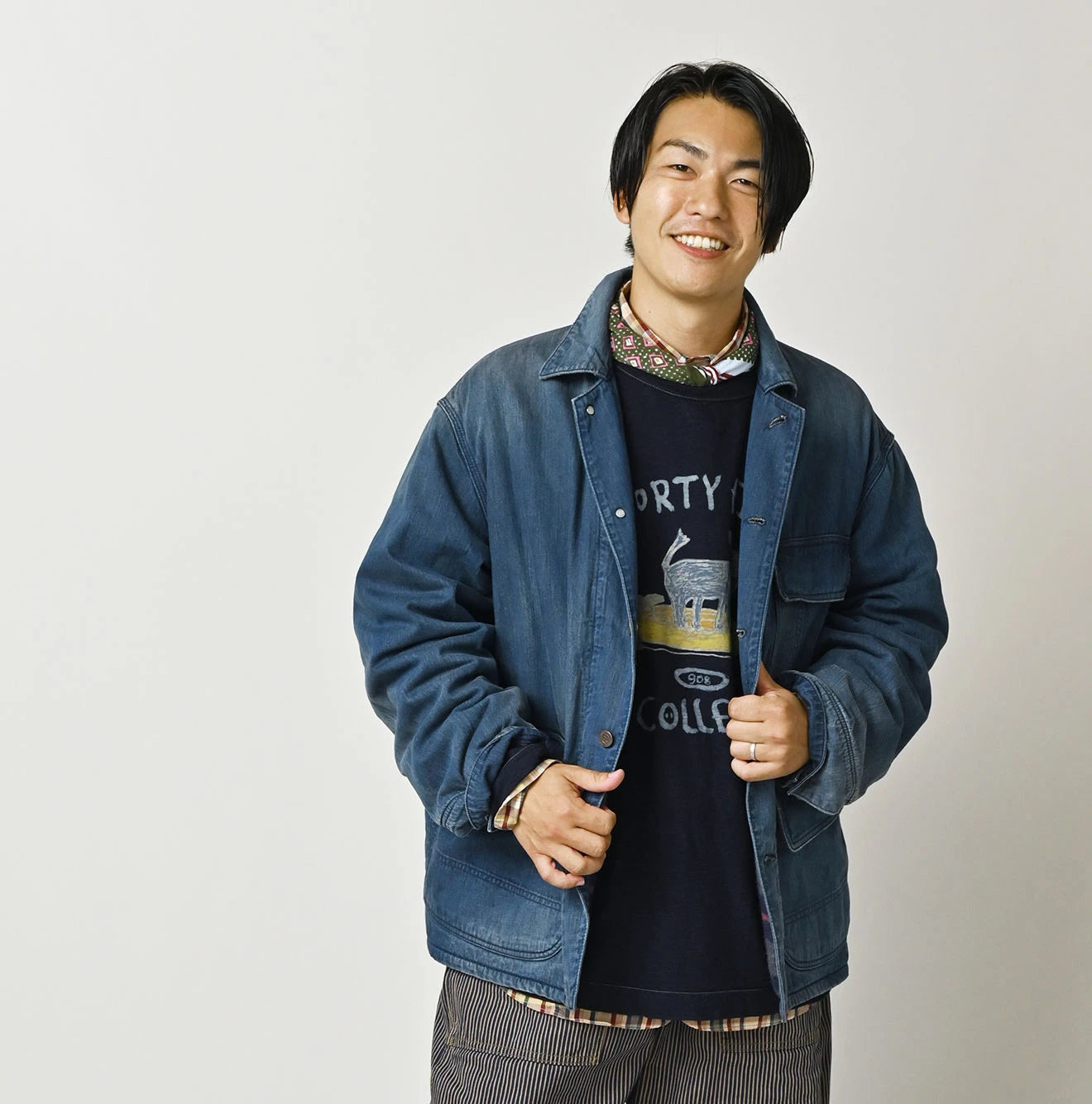 Light Mon Brown Denim 908 Yama Coverall Distressed