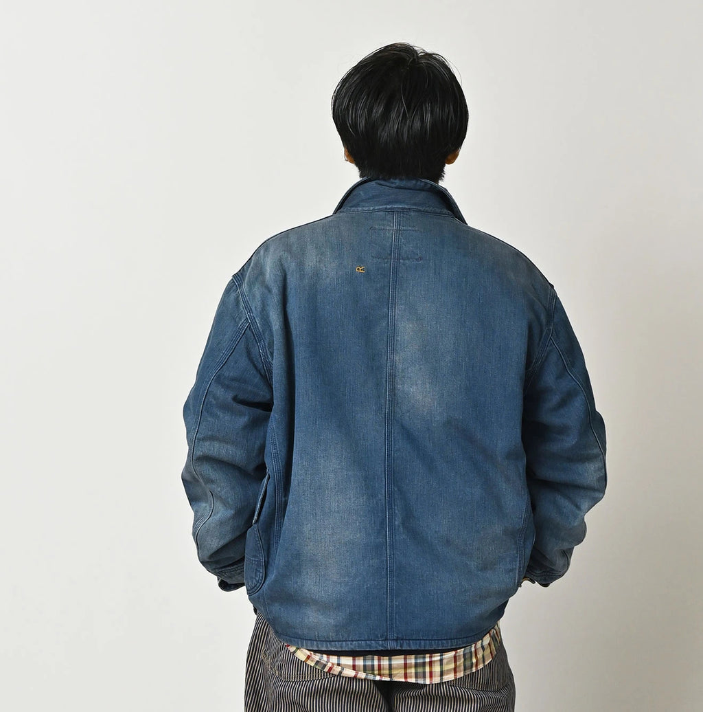 Light Mon Brown Denim 908 Yama Coverall Distressed