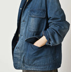 Light Mon Brown Denim 908 Yama Coverall Distressed