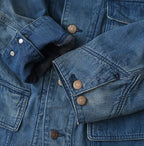 Light Mon Brown Denim 908 Yama Coverall Distressed